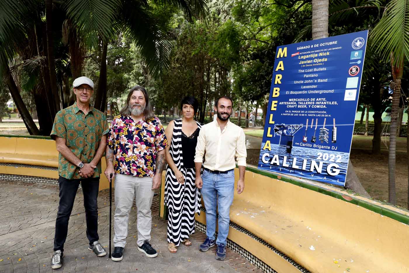 El Parque de la Constitución albergará el sábado 8 de octubre el ‘Marbella Calling Festival 2022’ con la actuación de cinco bandas y Lagartija Nick y Javier Ojeda como cabezas de cartel